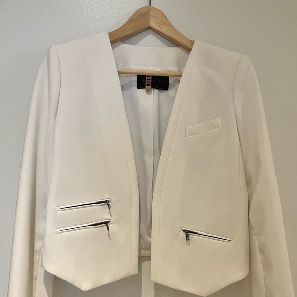 BCBG Cream White dress and jacket. - Picture 5 of 5